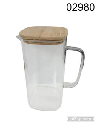 Imagen de JARRA CON TAPA BAMBOO 1LT 3.26